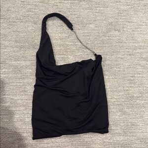 Black halter neck